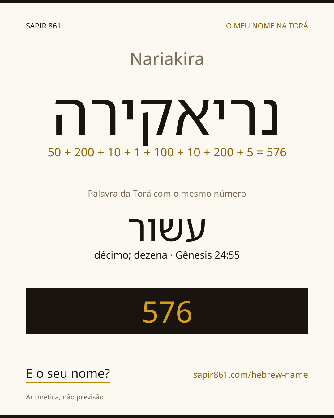 Nariakira — נריאקירה