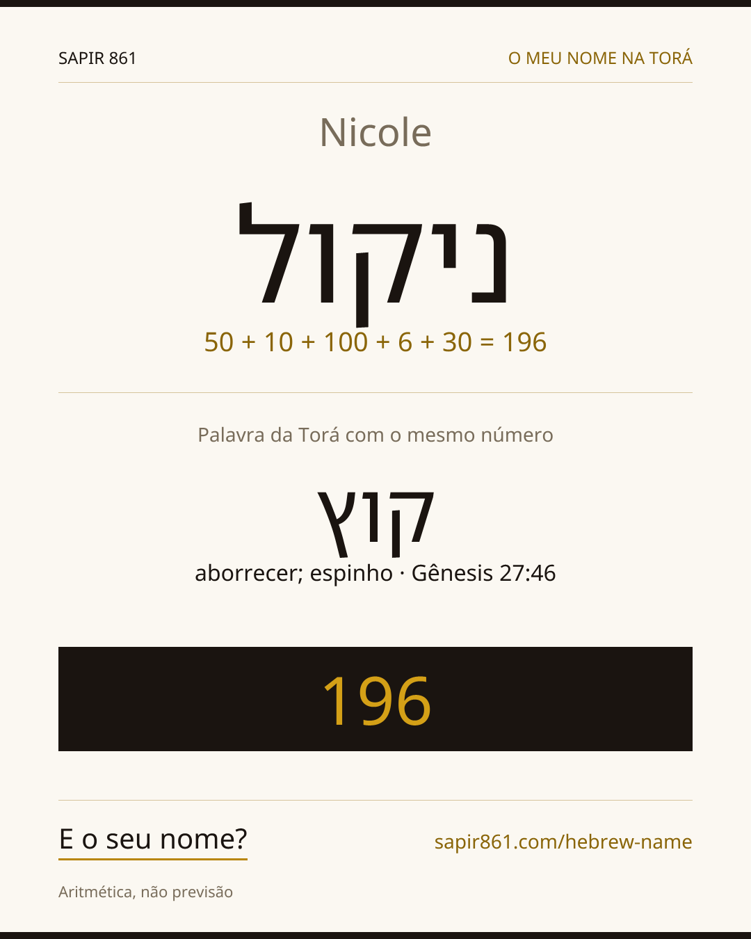 Nicole — ניקול
