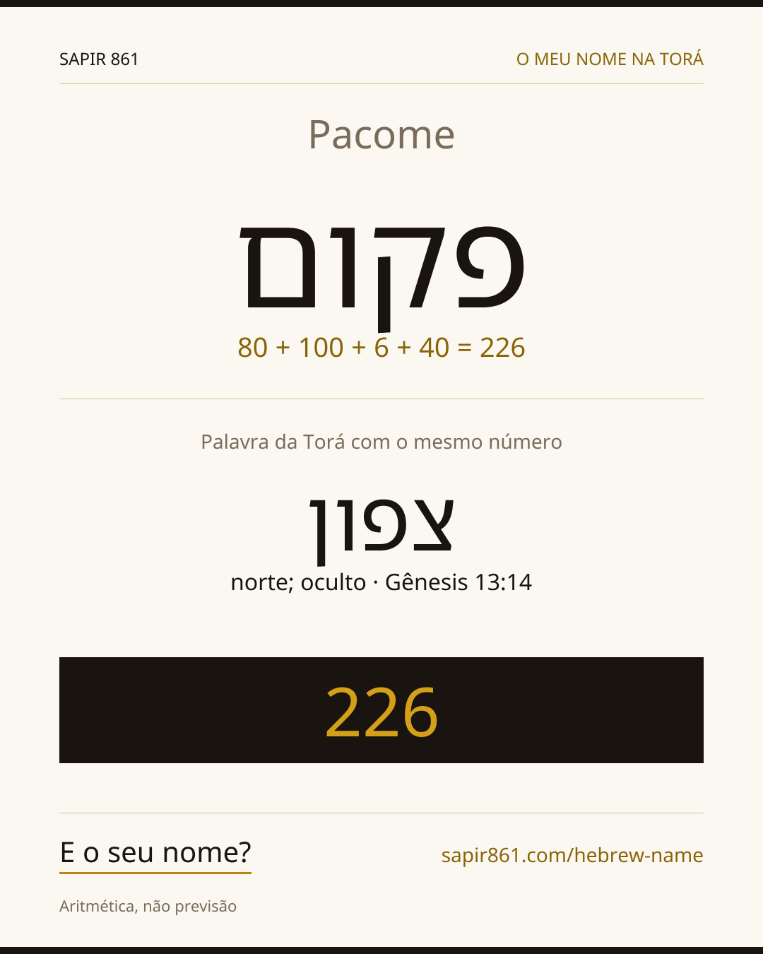 Pacome — פקום