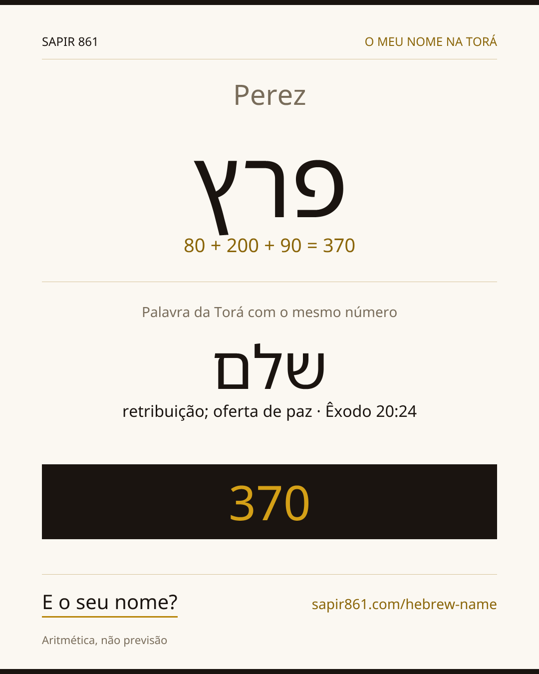 Perez — פרץ