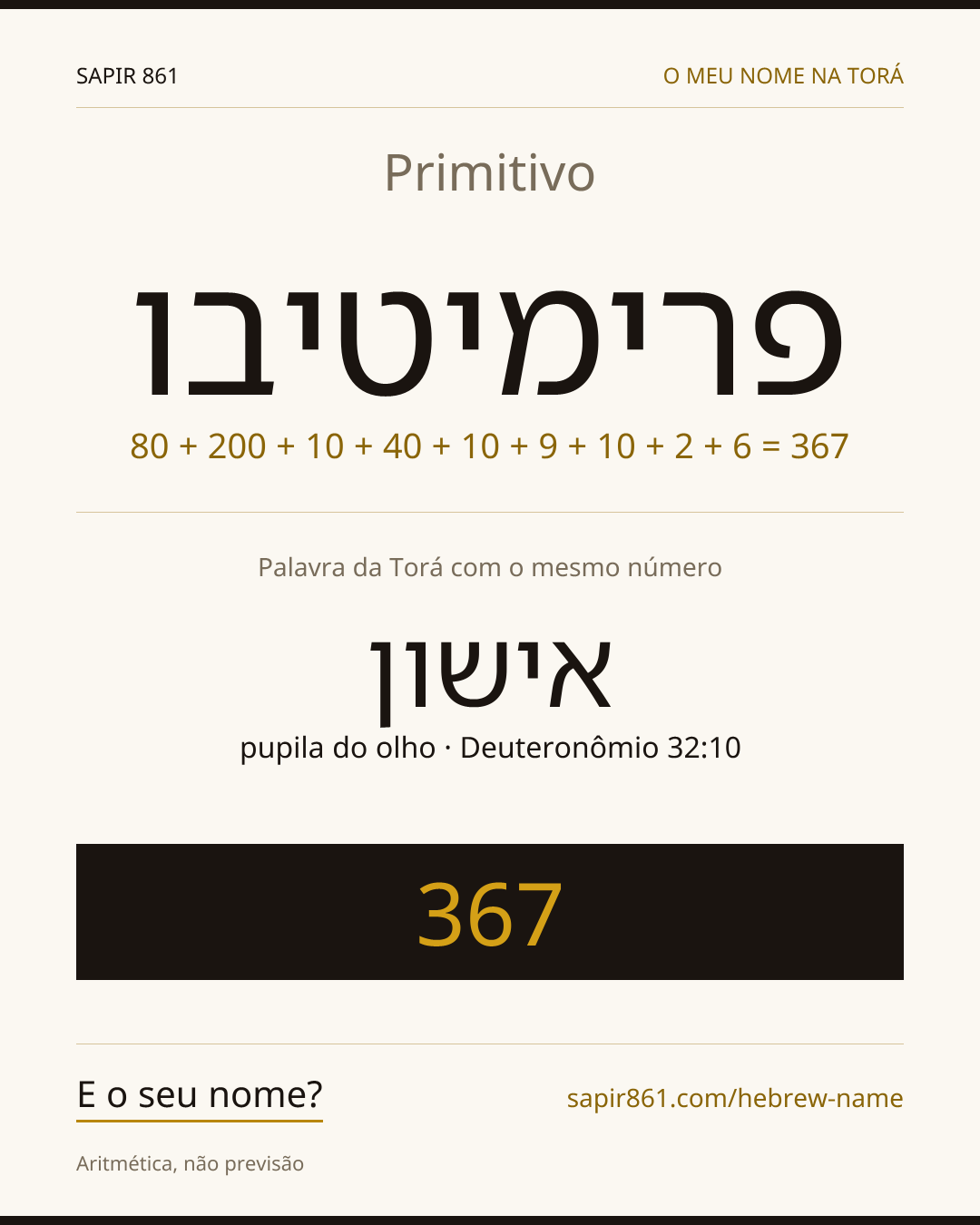 Primitivo — פרימיטיבו