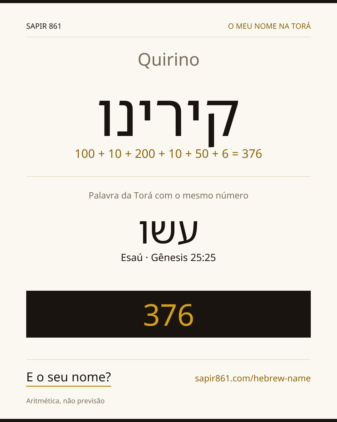 Quirino — קירינו