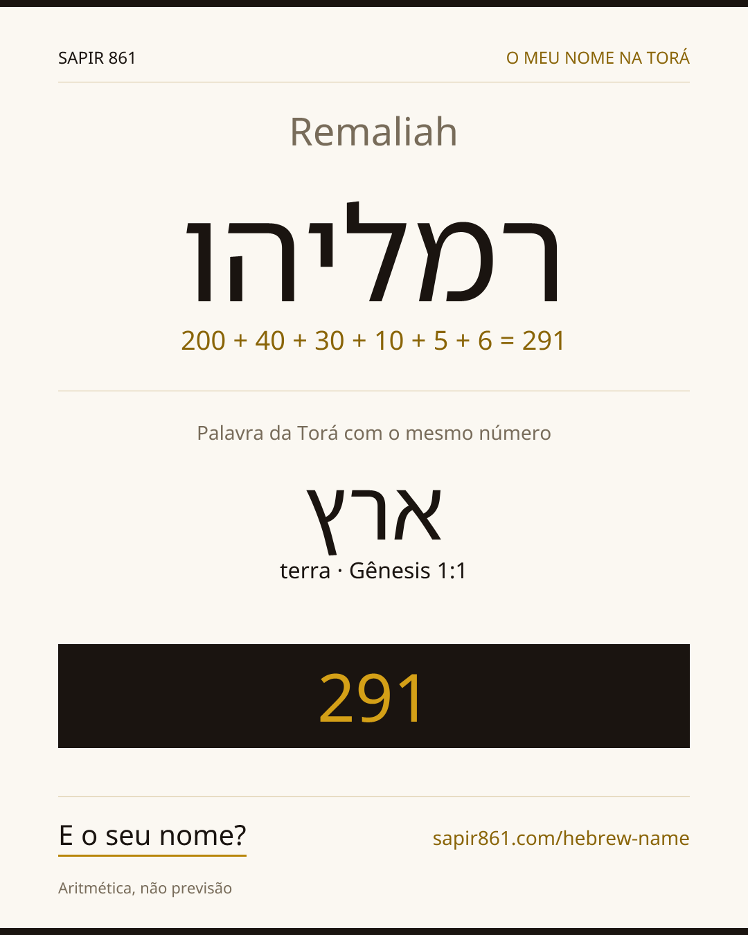 Remaliah — רמליהו