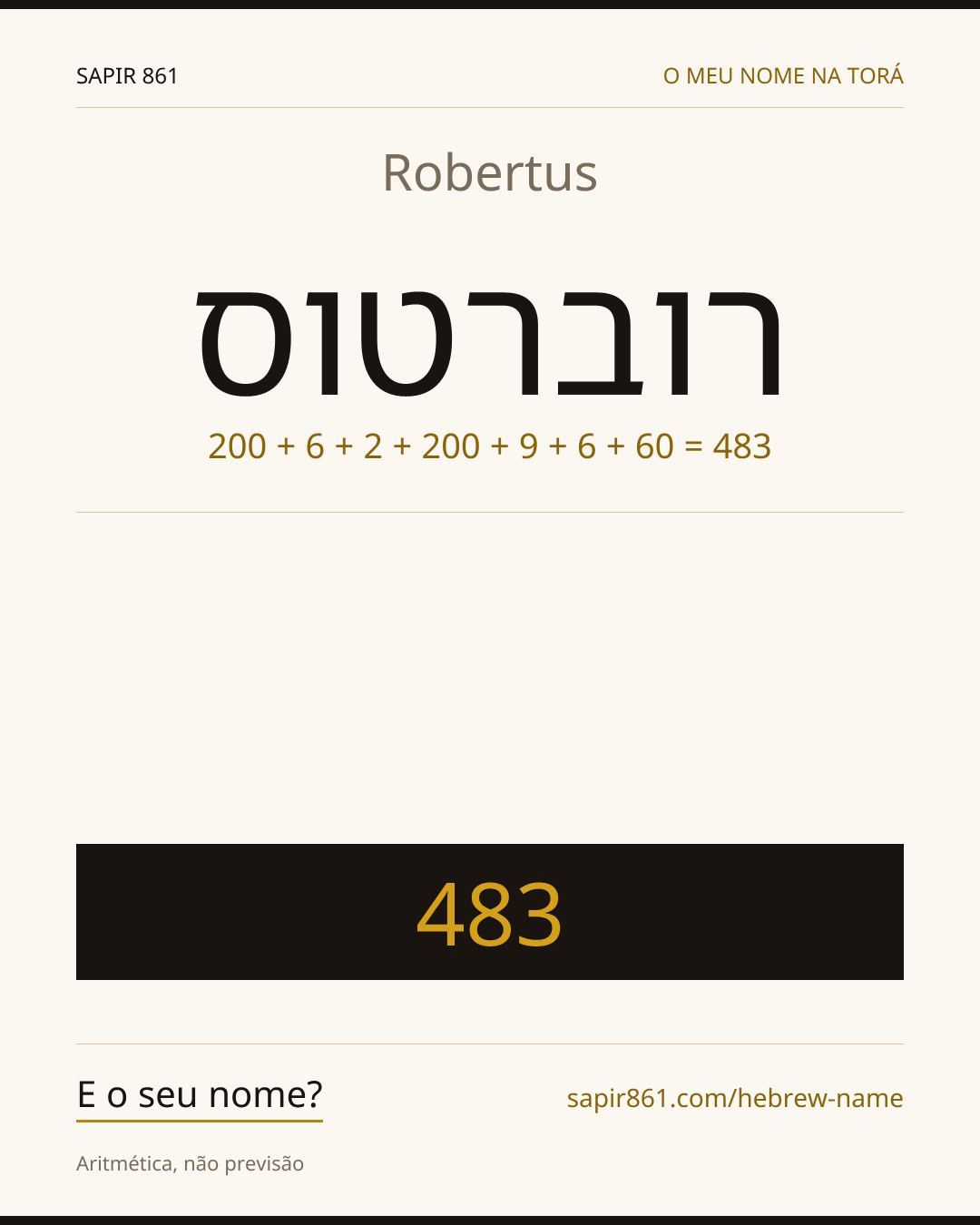 Robertus — רוברטוס