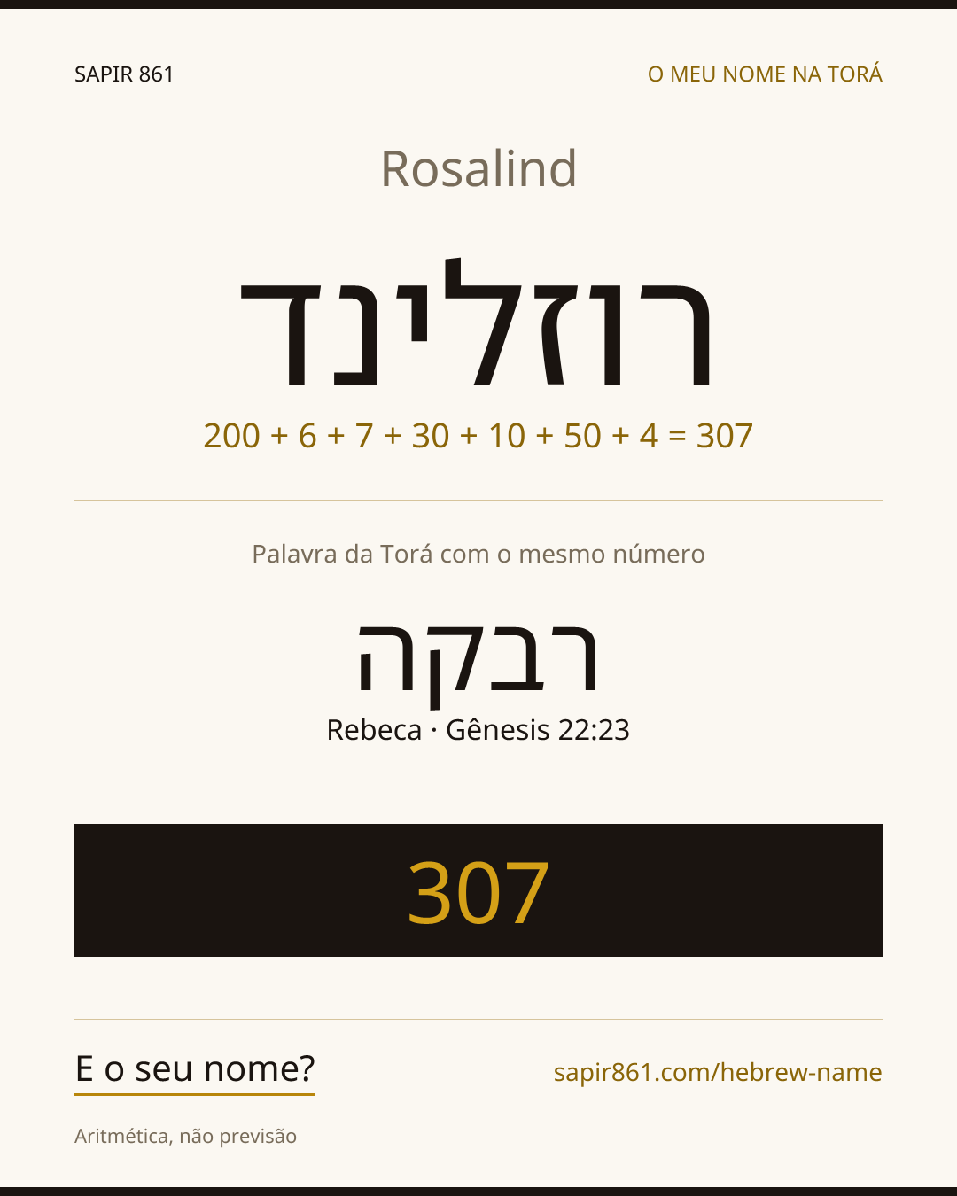 Rosalind — רוזלינד