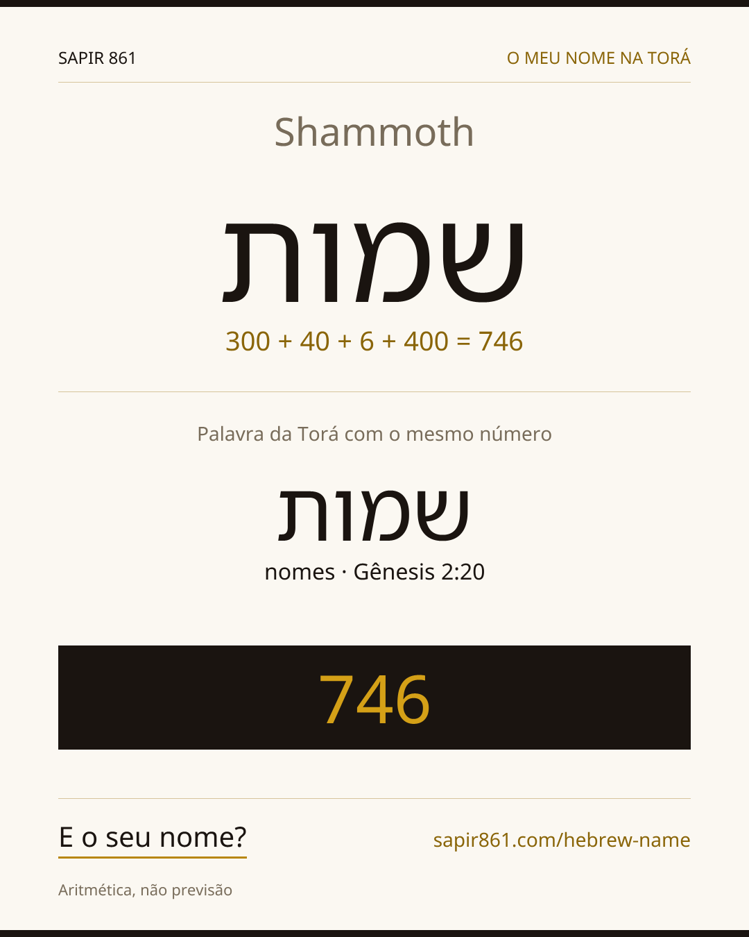 Shammoth — שמות