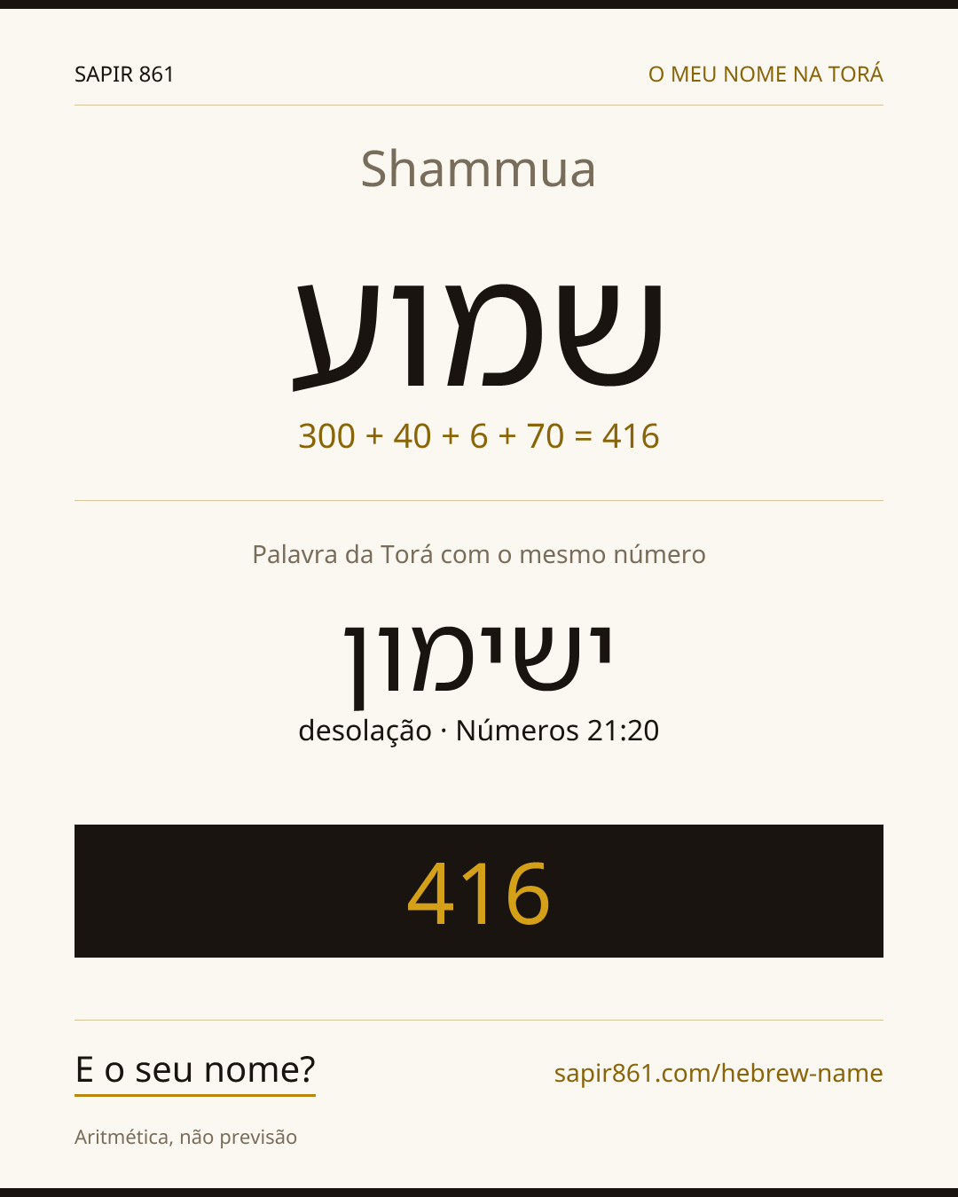 Shammua — שמוע