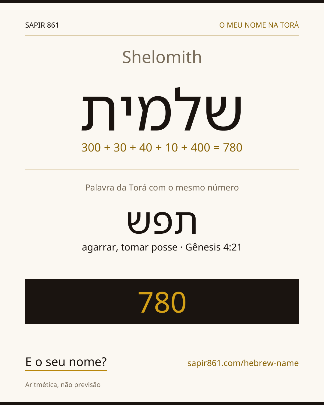 Shelomith — שלמית