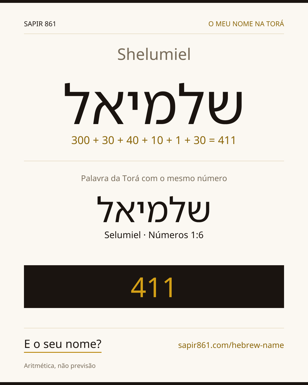 Shelumiel — שלמיאל