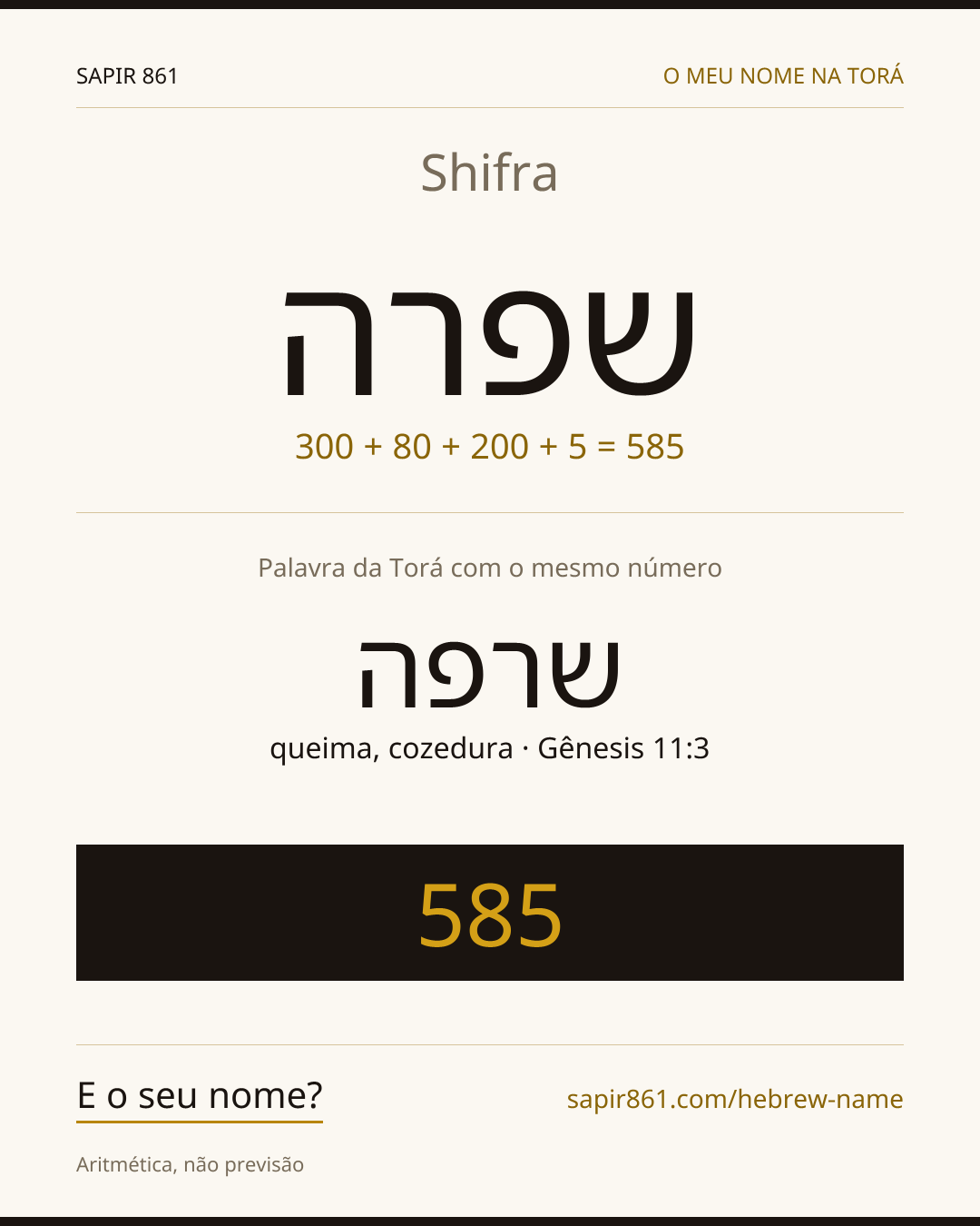 Shifra — שפרה