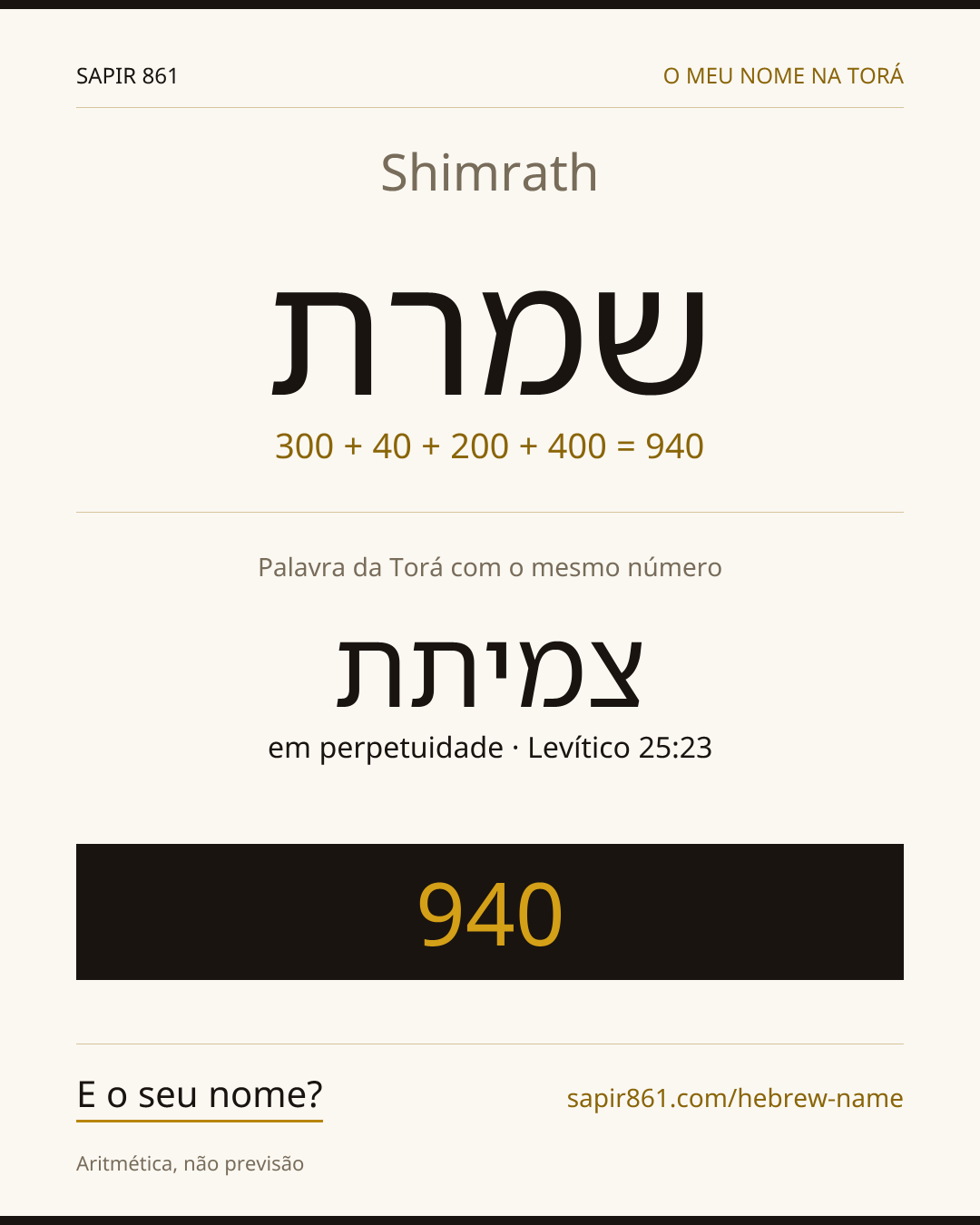 Shimrath — שמרת