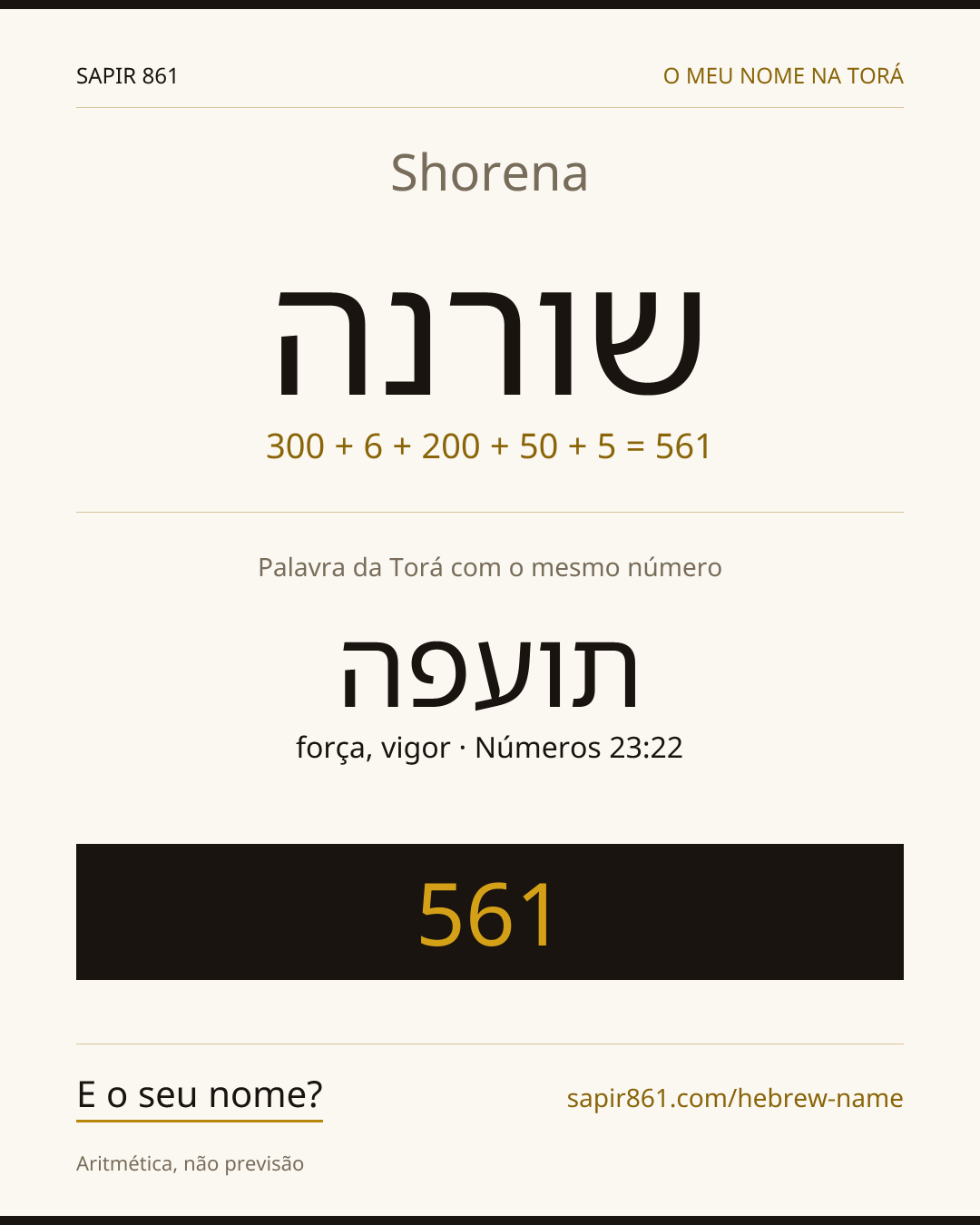 Shorena — שורנה