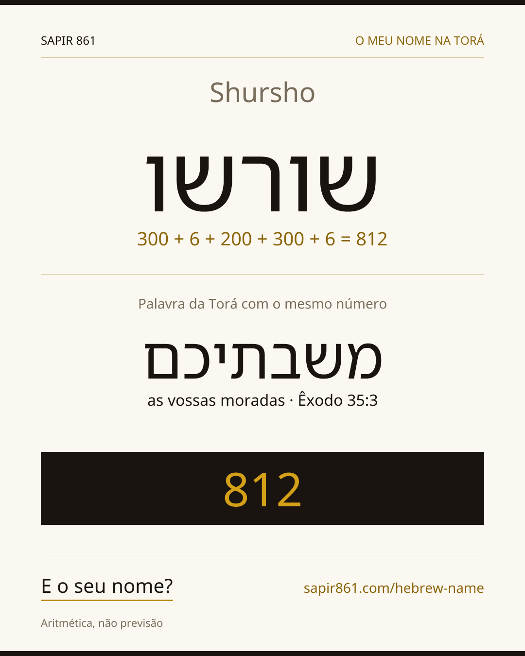 Shursho — שורשו