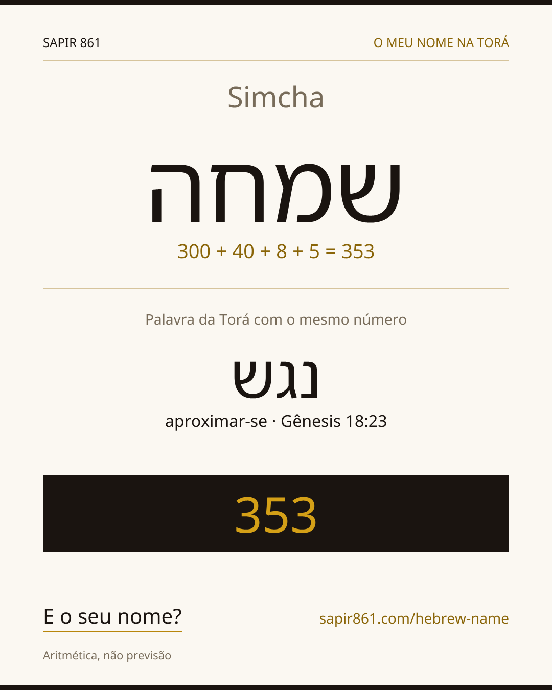 Simcha — שמחה