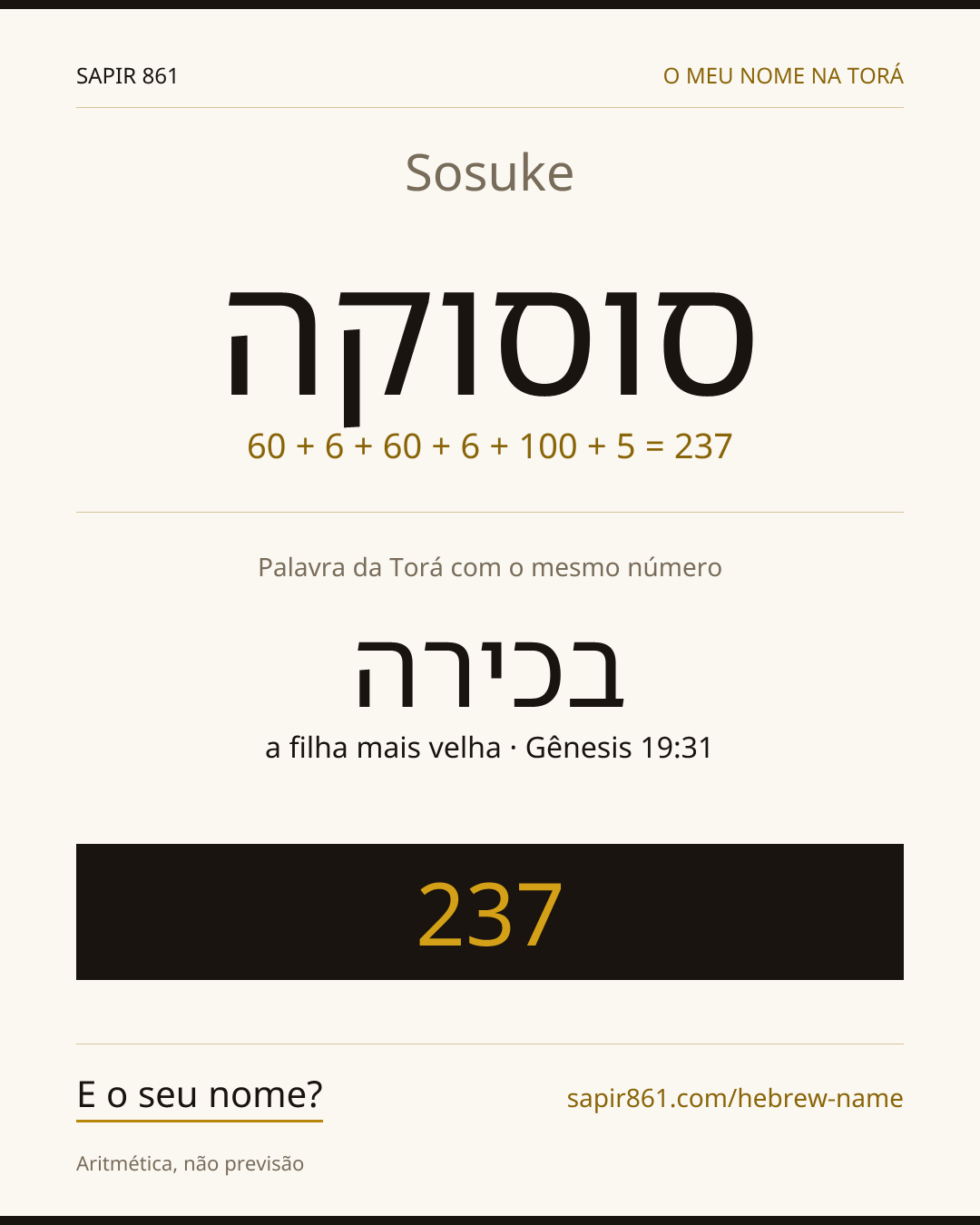 Sosuke — סוסוקה