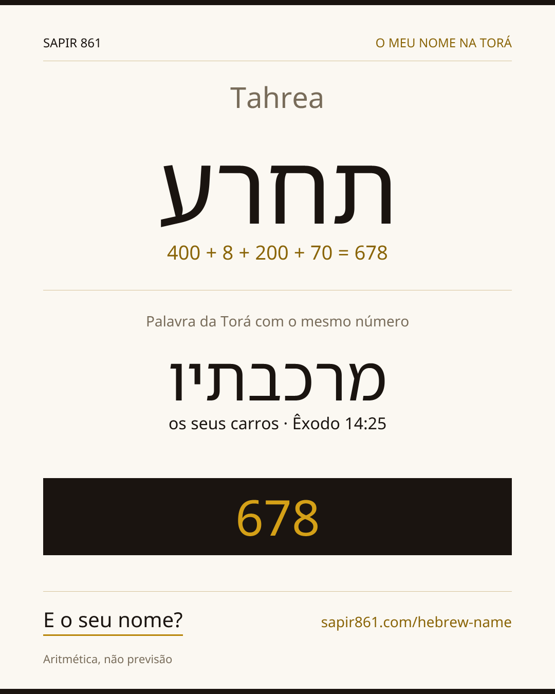 Tahrea — תחרע