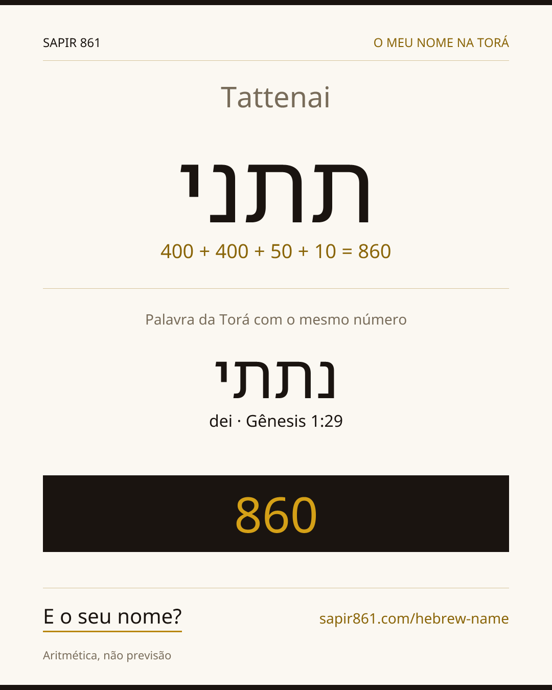 Tattenai — תתני