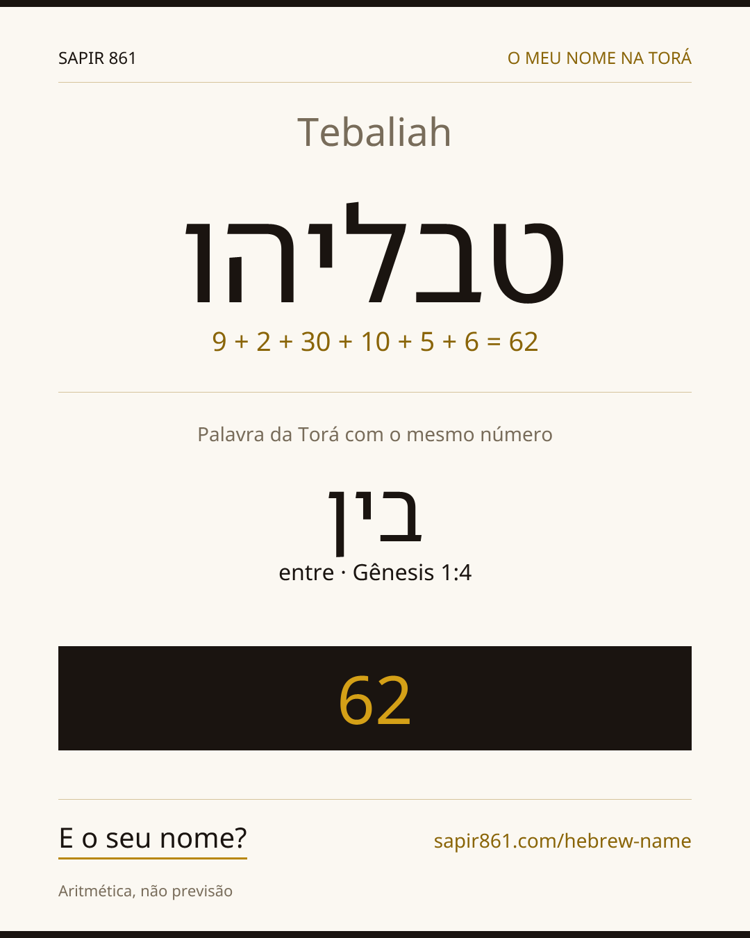 Tebaliah — טבליהו