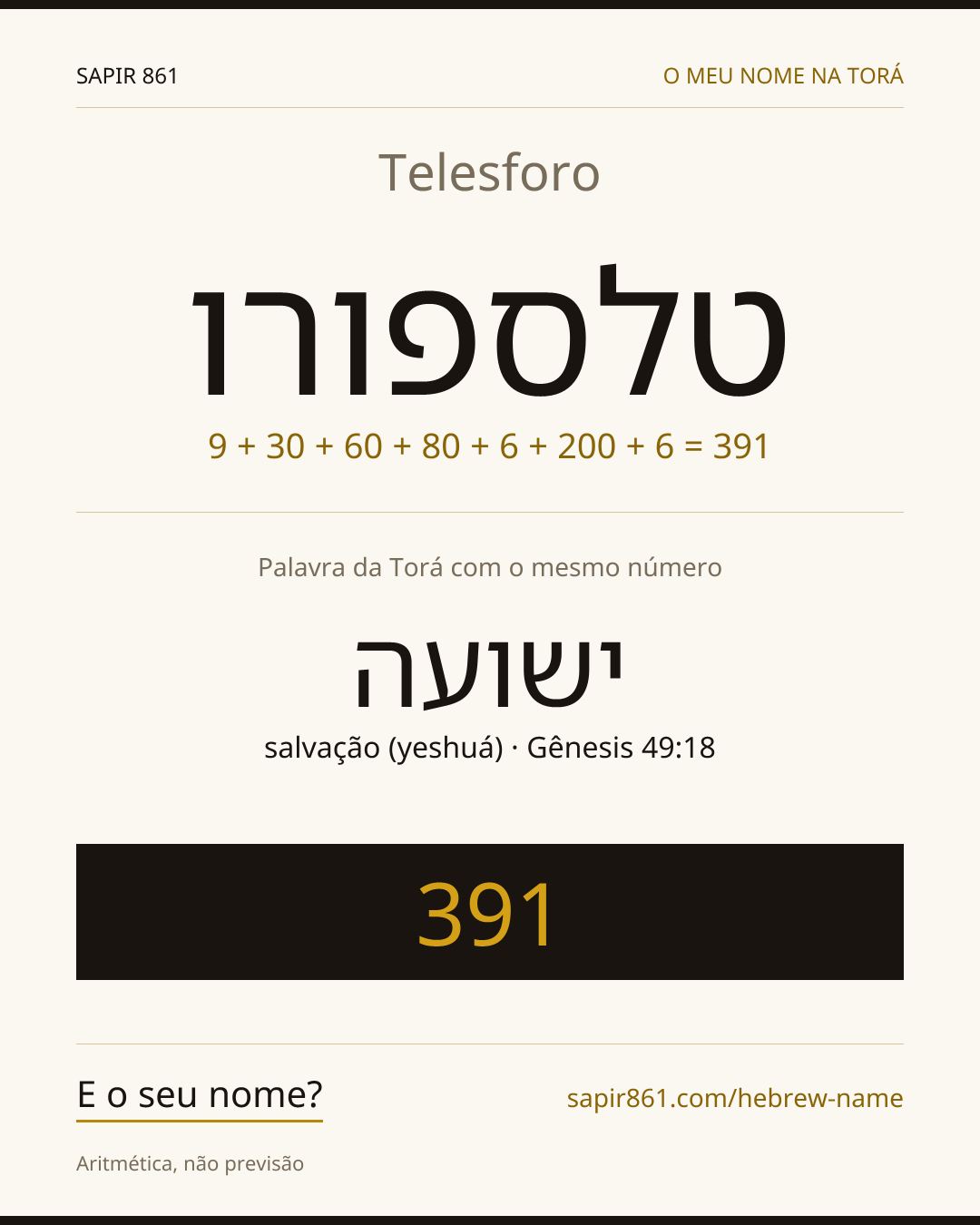 Telesforo — טלספורו