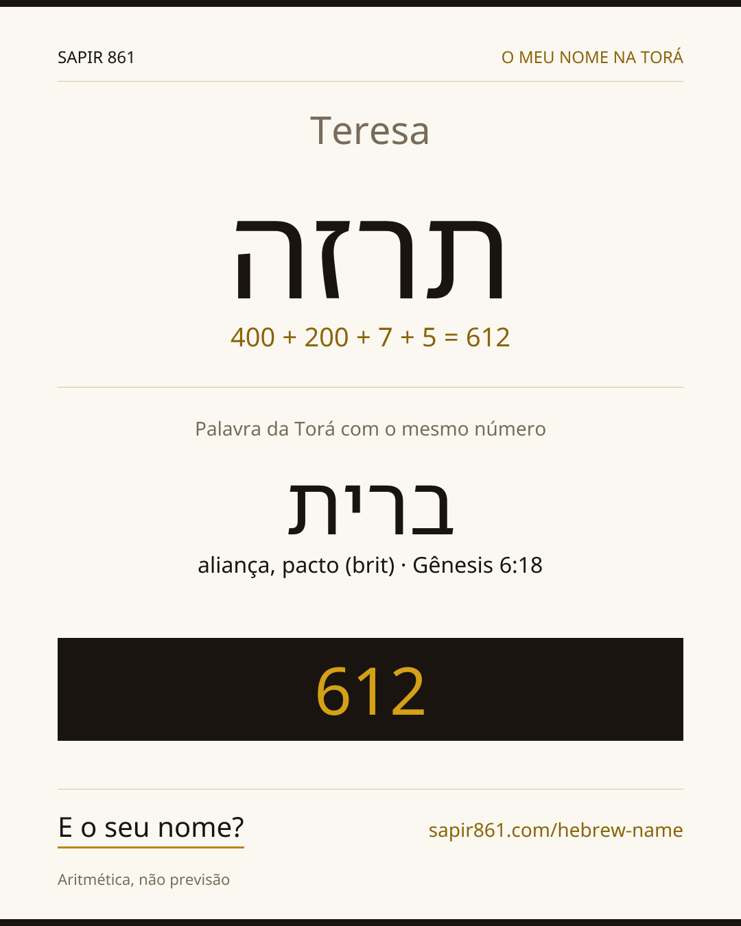 Teresa — תרזה