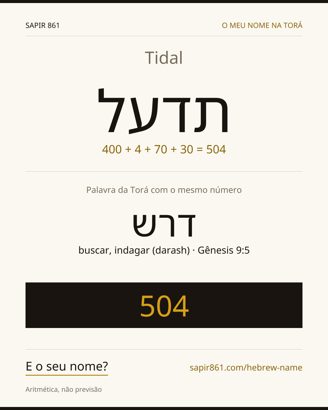 Tidal — תדעל