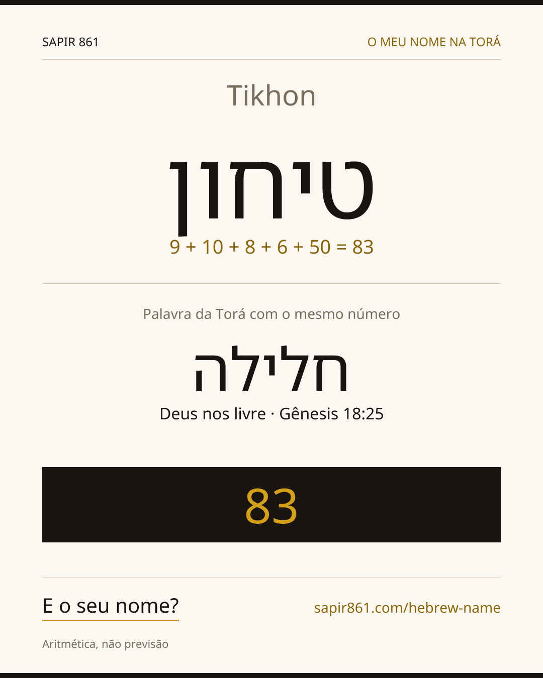 Tikhon — טיחון