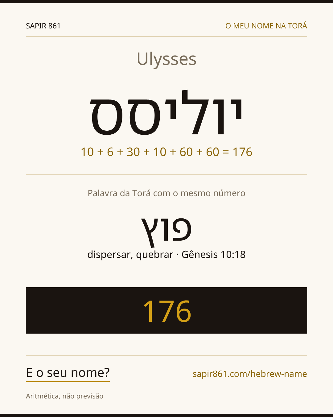 Ulysses — יוליסס