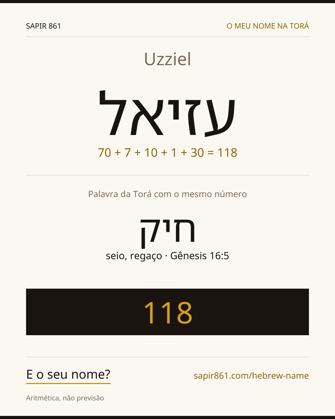 Uzziel — עזיאל
