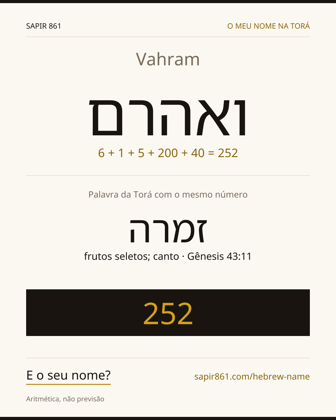 Vahram — ואהרם