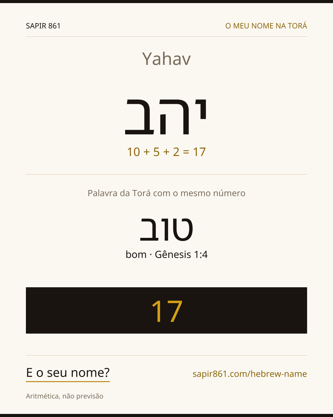Yahav — יהב