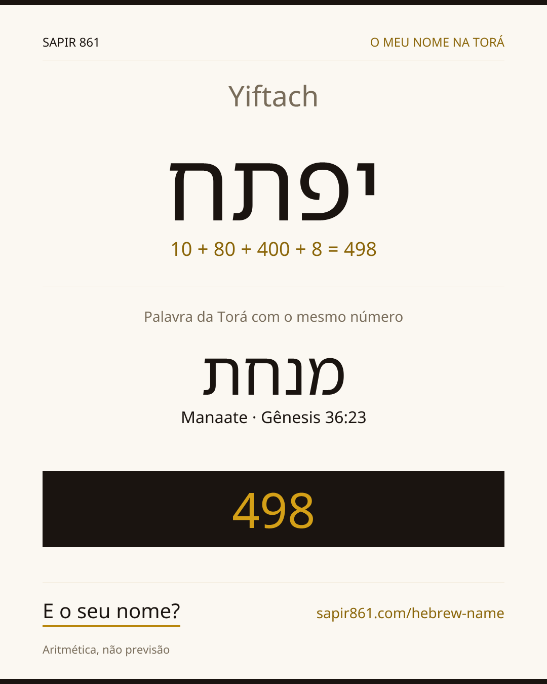 Yiftach — יפתח