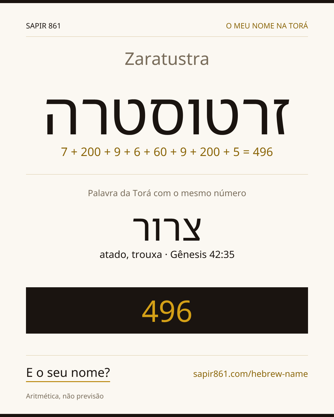 Zaratustra — זרטוסטרה