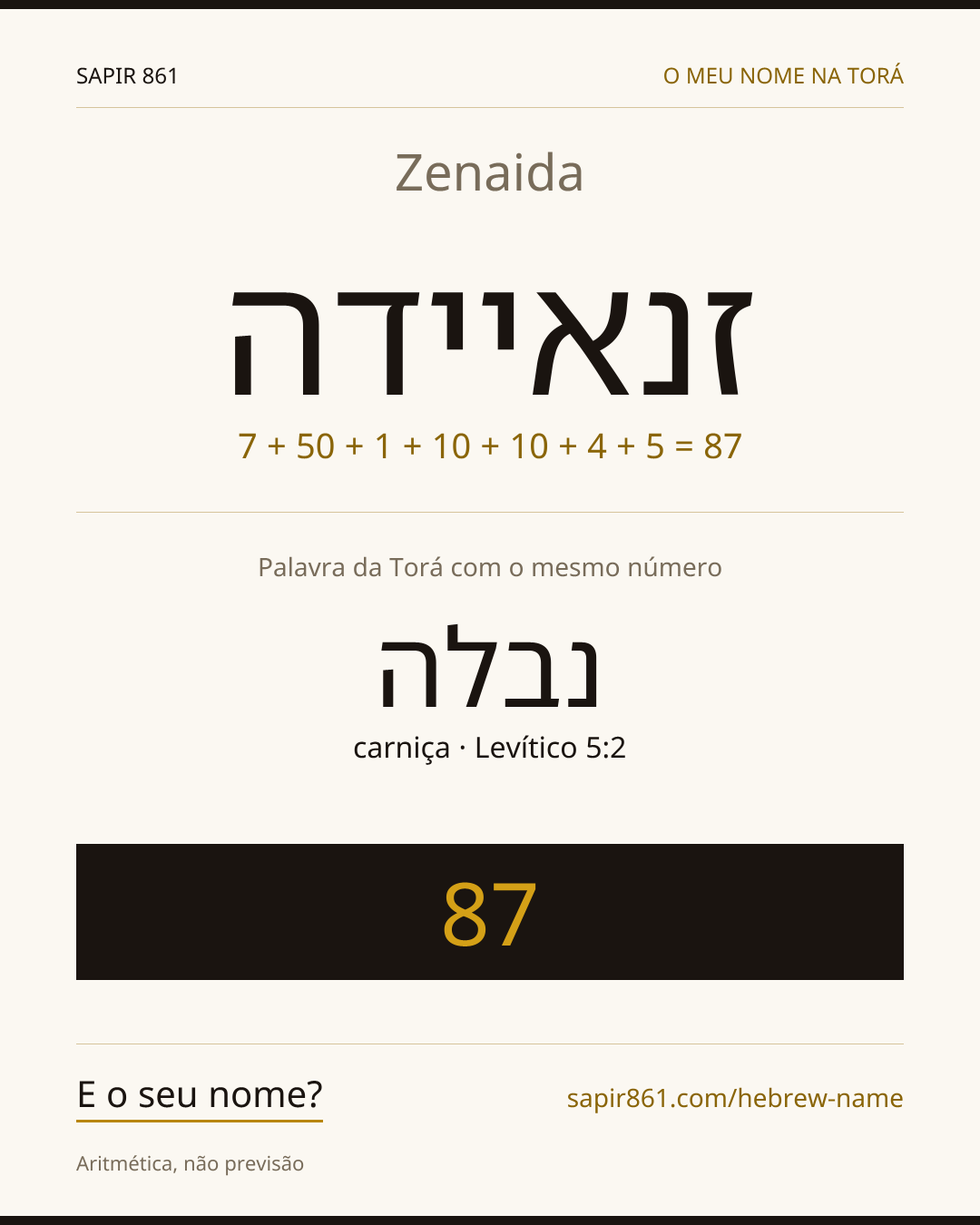 Zenaida — זנאיידה
