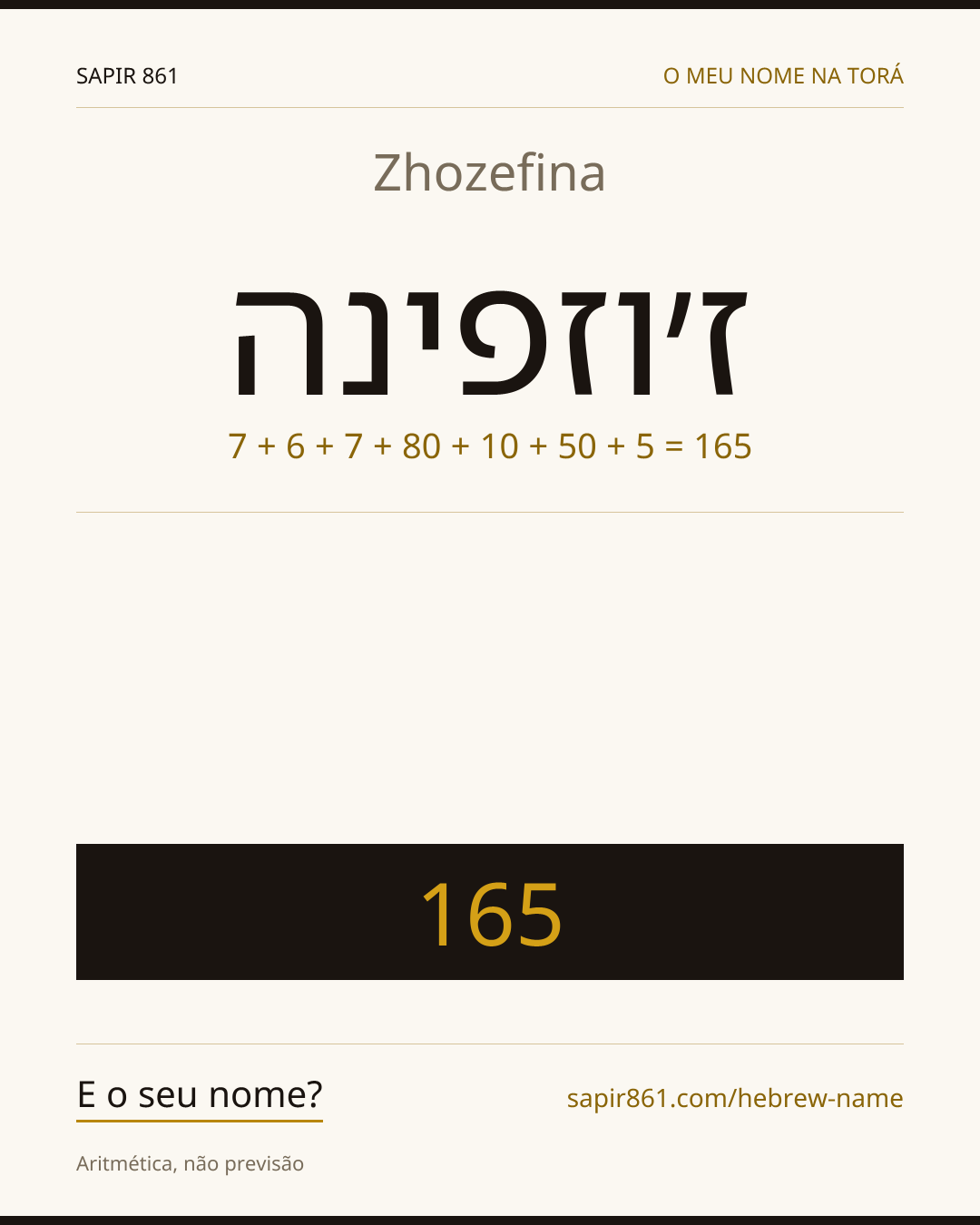Zhozefina — ז׳וזפינה
