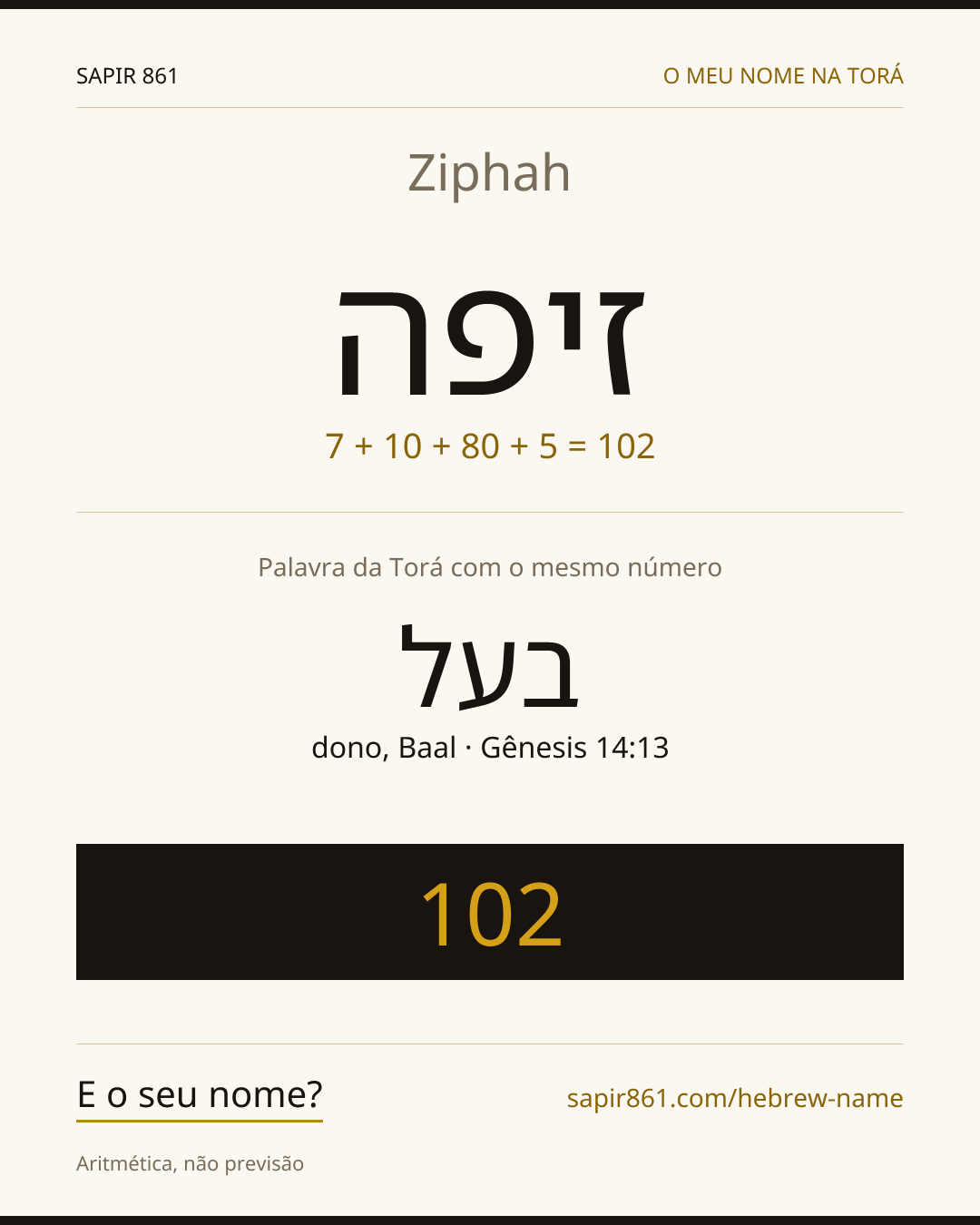 Ziphah — זיפה