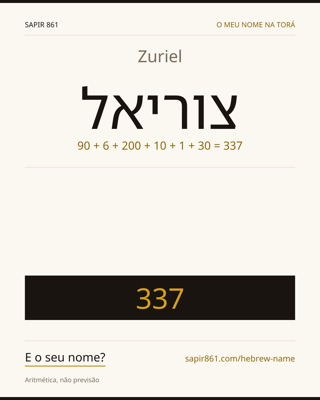 Zuriel — צוריאל