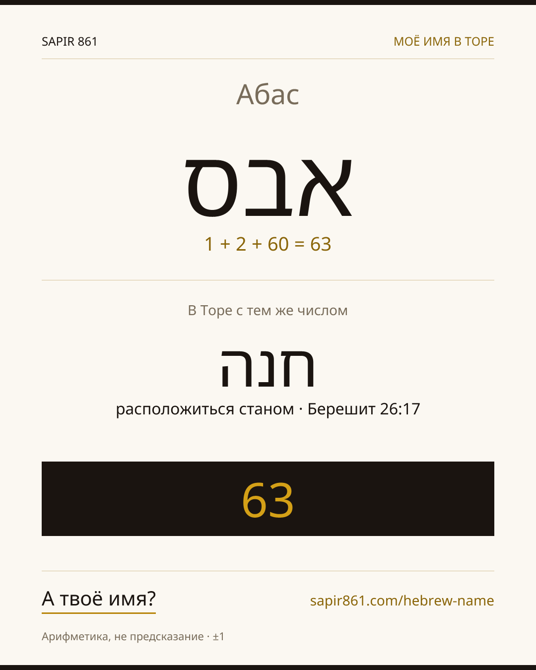 Абас — אבס