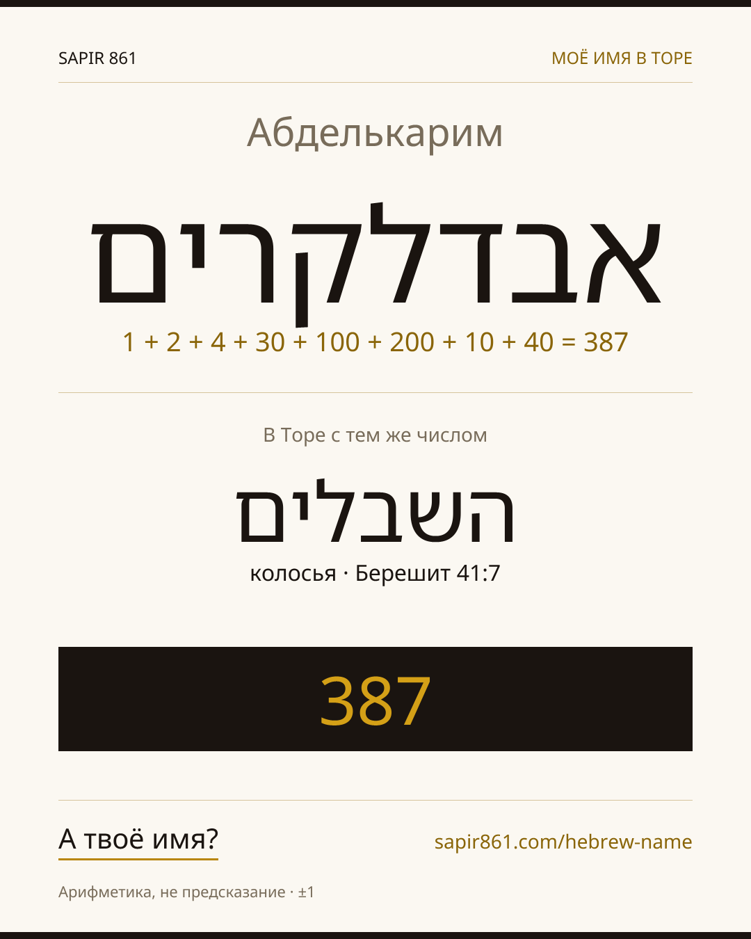 Абделькарим — אבדלקרים