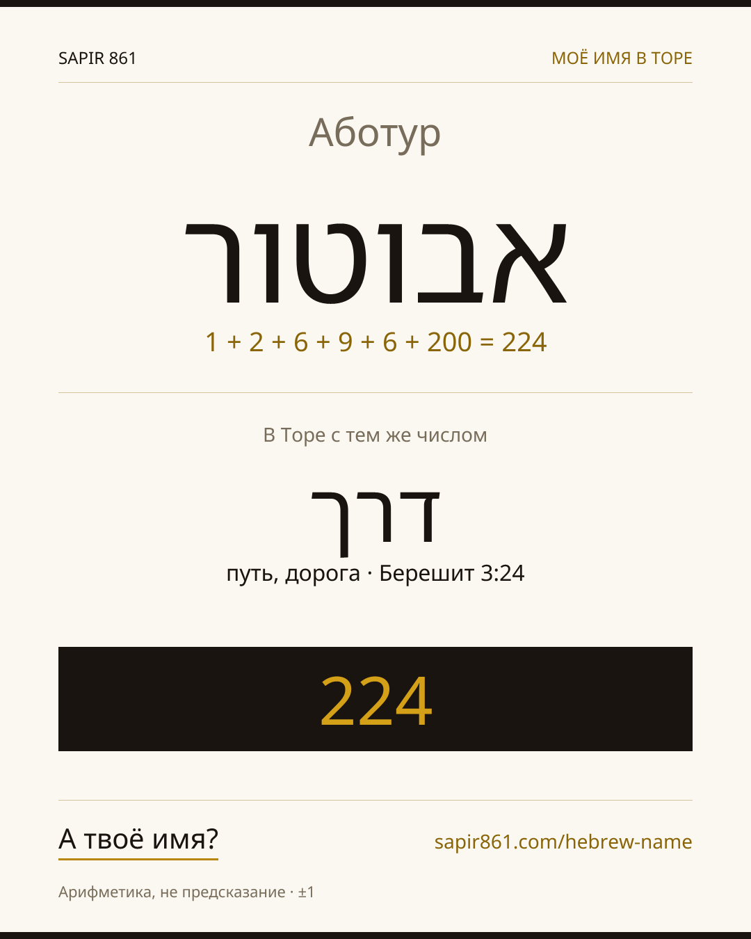Аботур — אבוטור