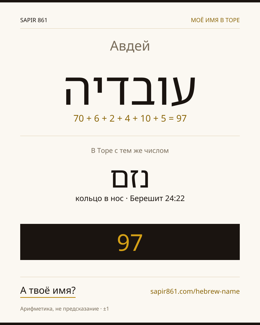 Авдей — אבדיי