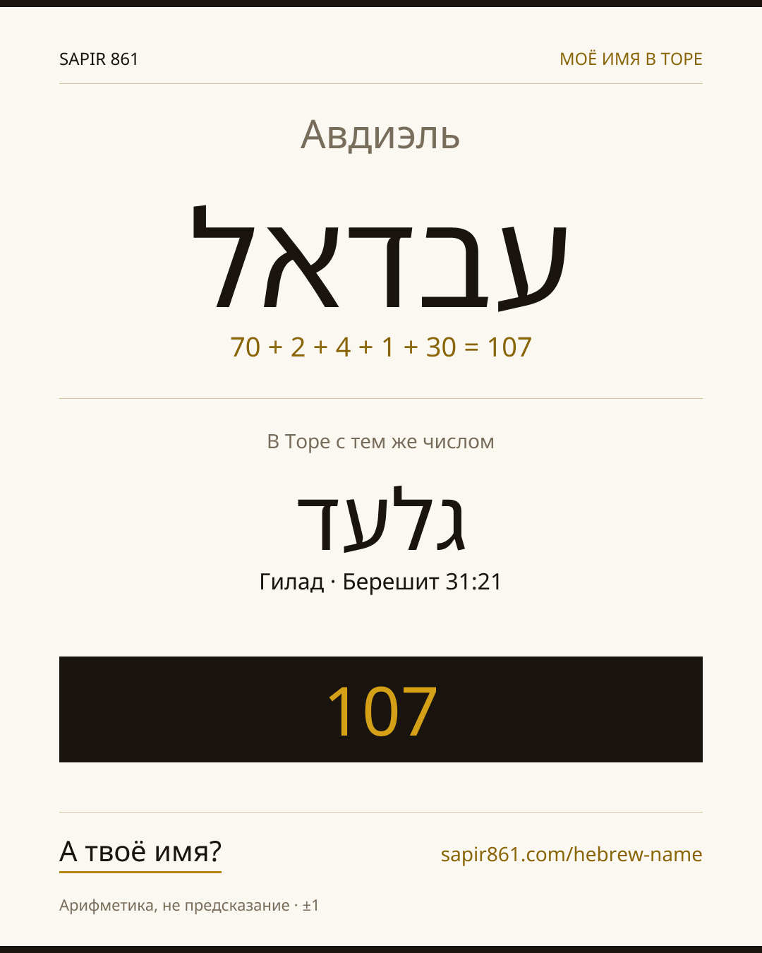 Авдиэль — עבדאל