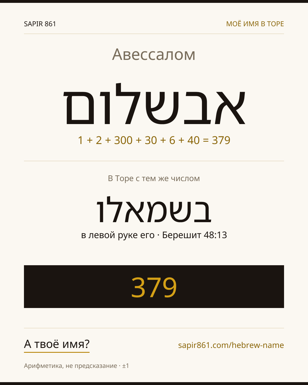 Авессалом — אבשלום