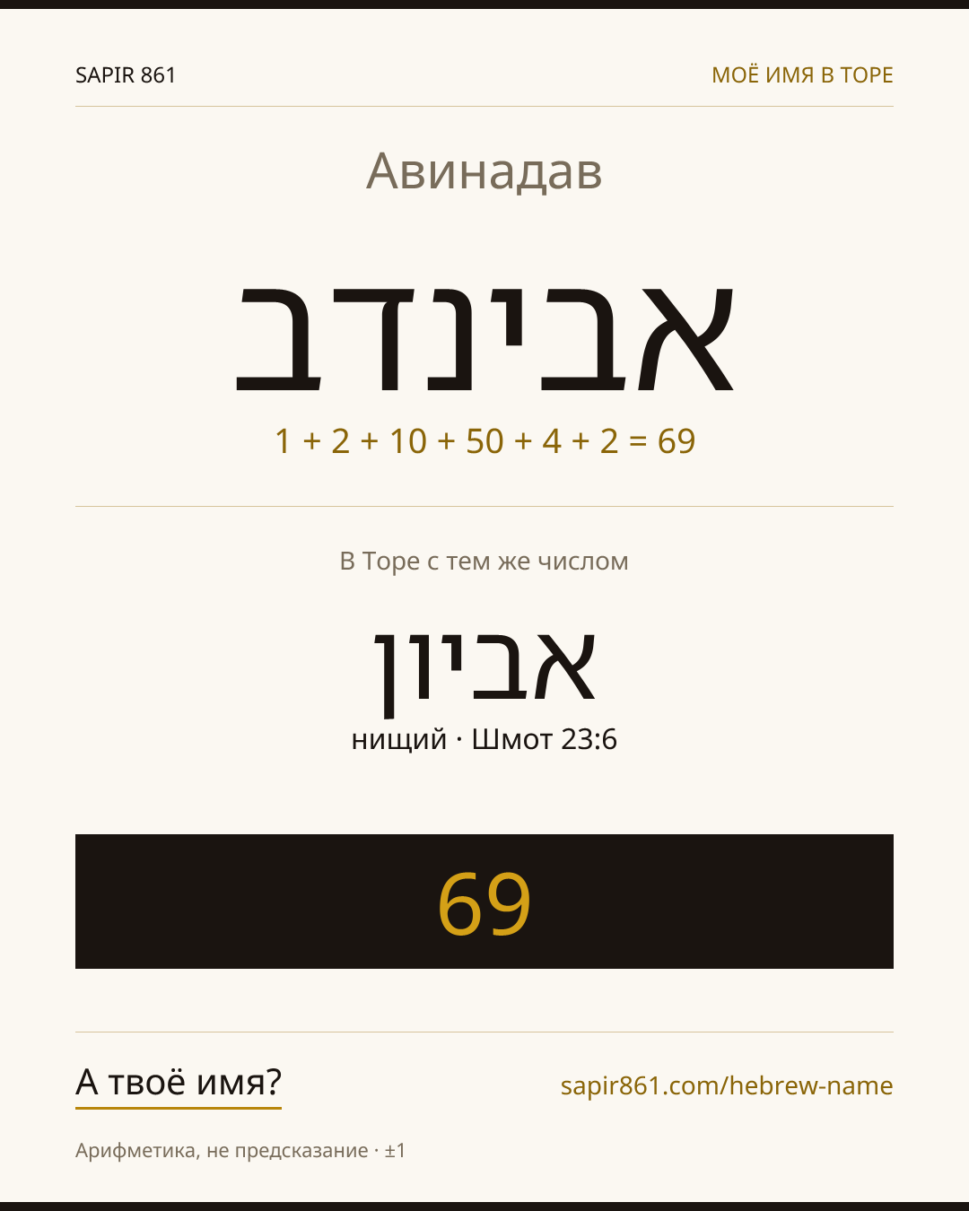 Авинадав — אבינדב