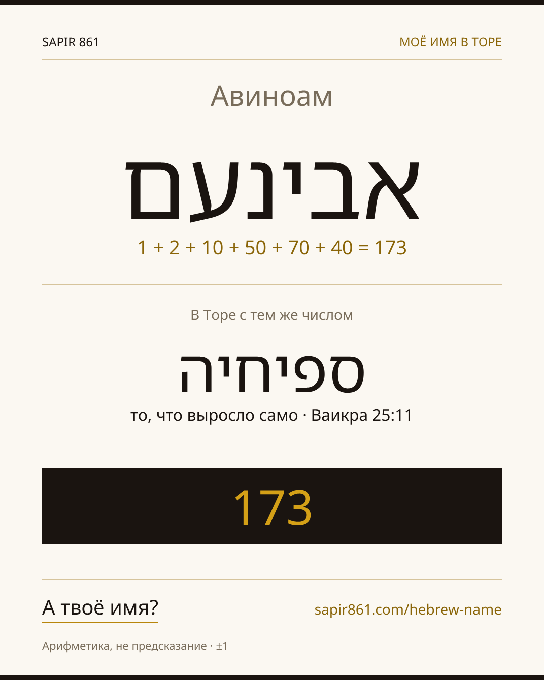 Авиноам — אבינעם