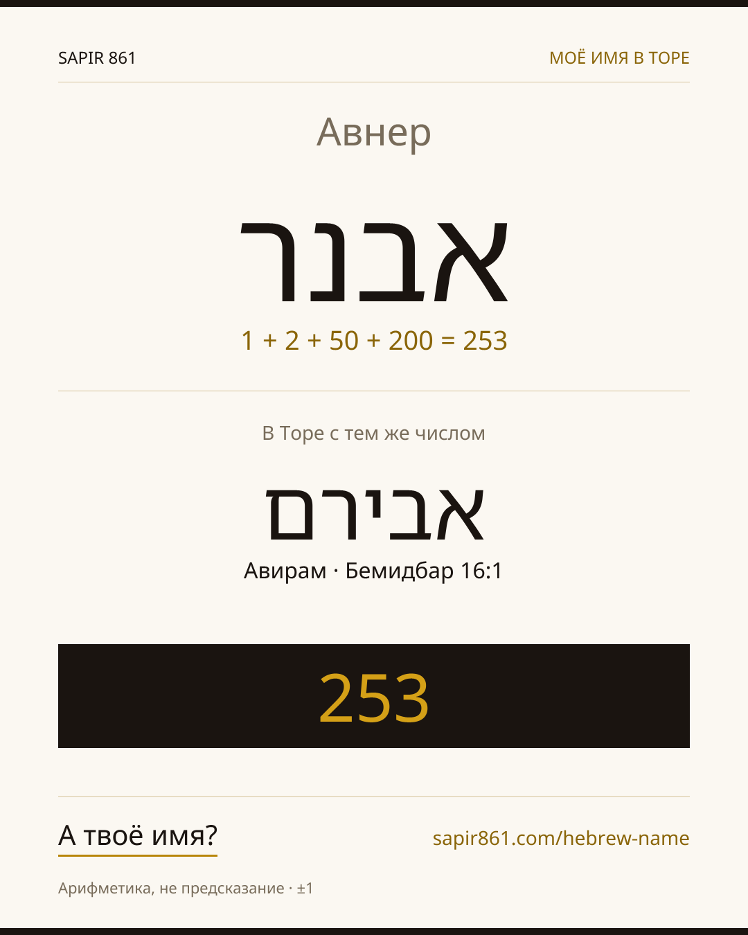 Авнер — אבנר