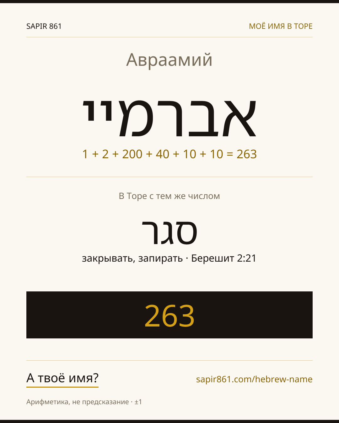 Авраамий — אברמיי