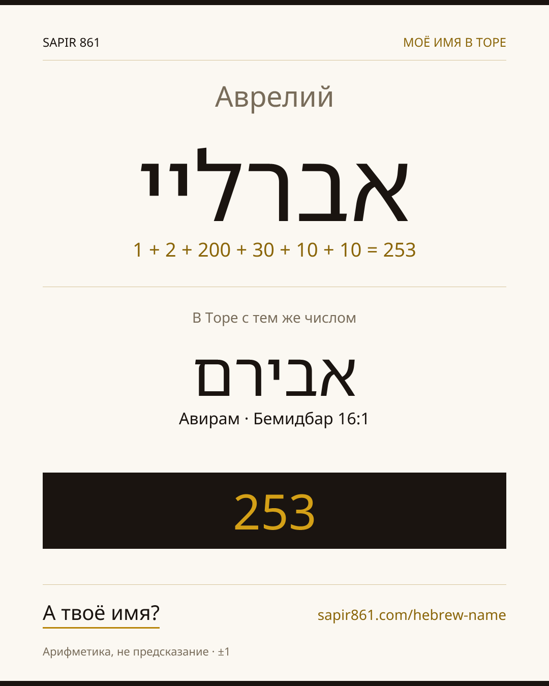 Аврелий — אברליי