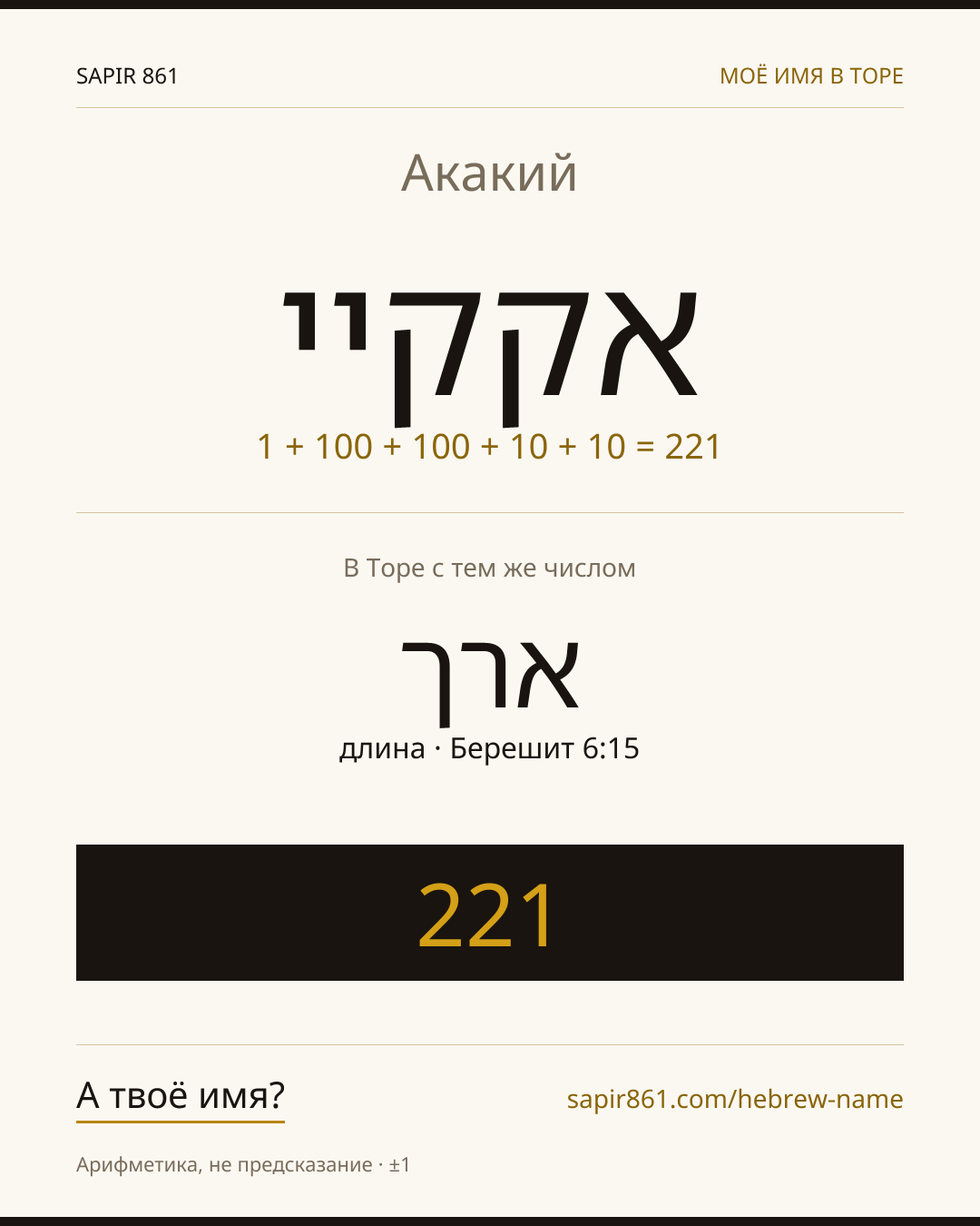 Акакий — אקקיי