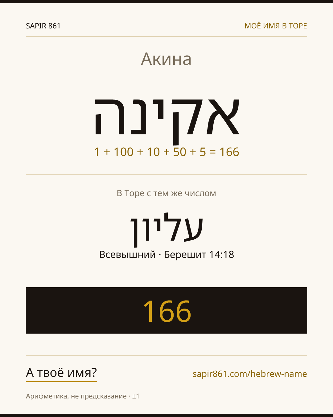 Акина — אקינה