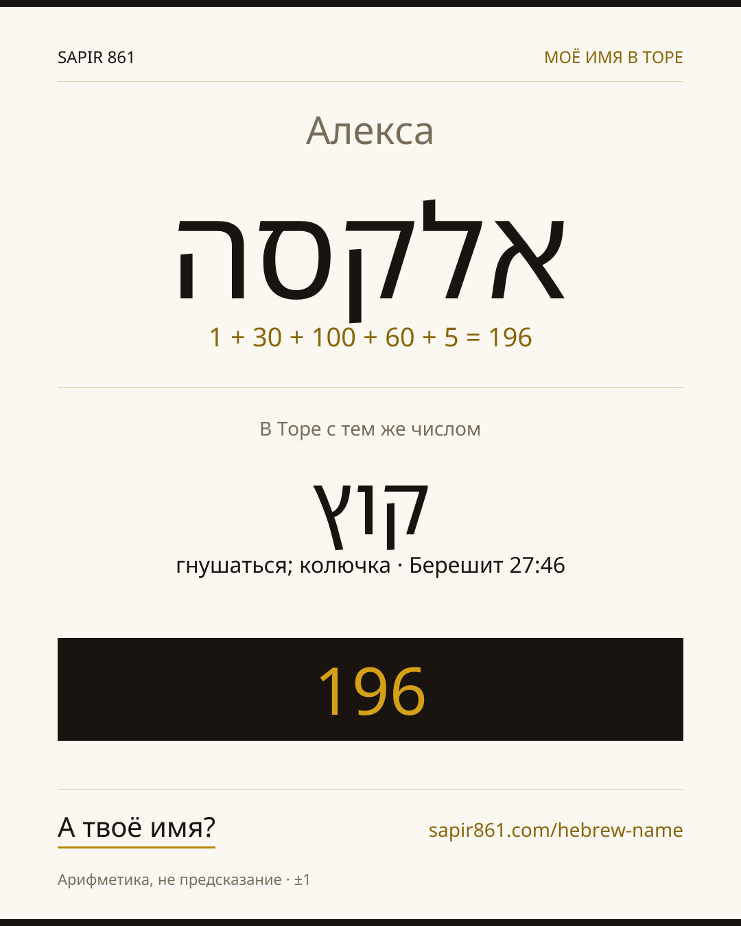 Алекса — אלקסה